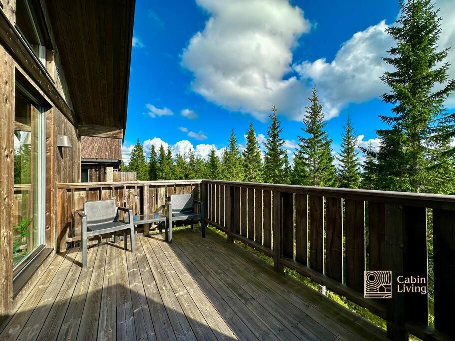 Sjusjøen ski in out, ski storage, Wifi, grill & fireplace, modern apartment!