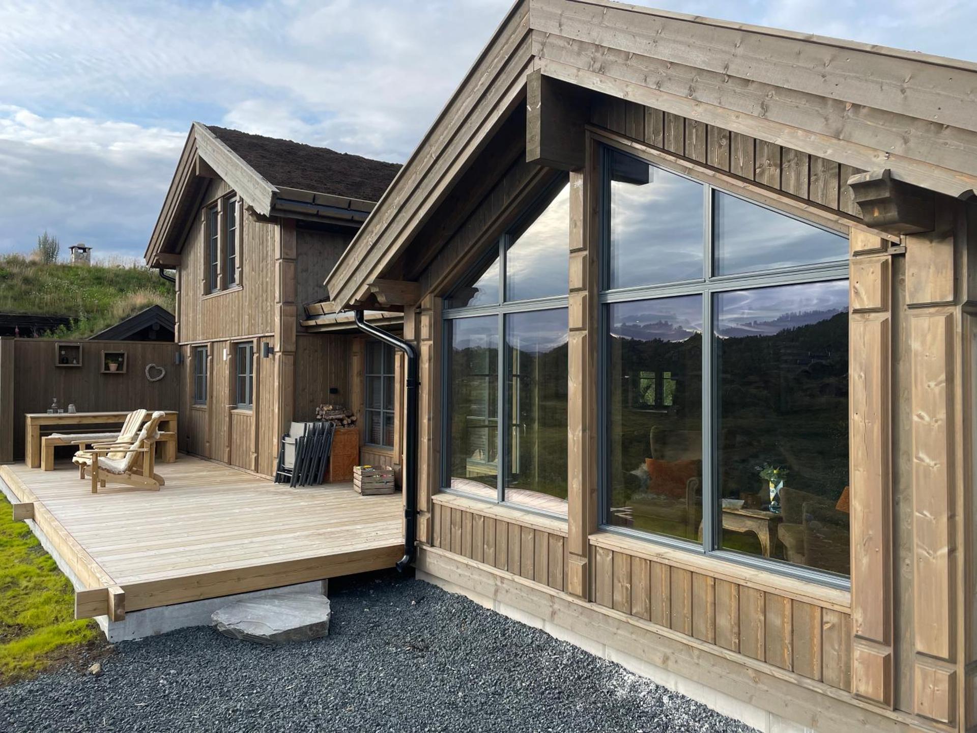 Hjemmekoselig hytte på Rauland