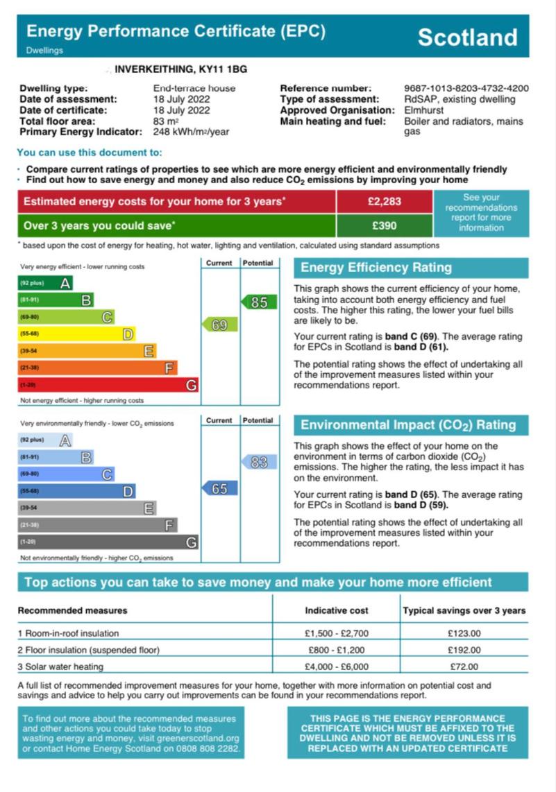 3 bedroom home-inverkeithing
