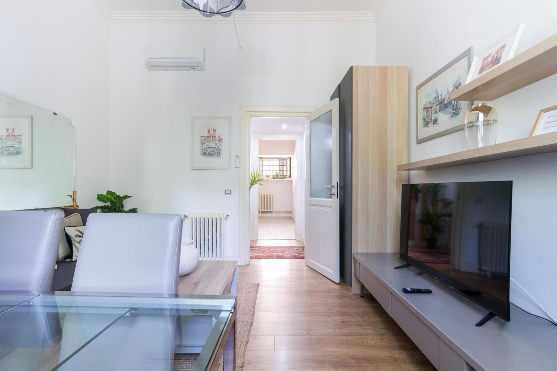 Passeggiata Di Ripetta Tevere View Spacious apartment 2 BR FOR 7 Pax