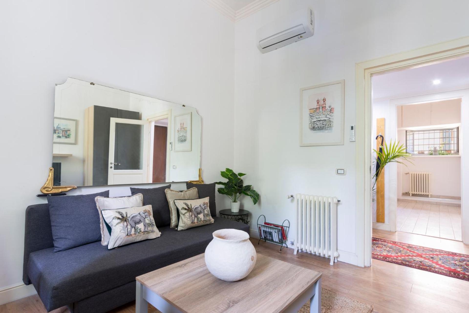 Passeggiata Di Ripetta Tevere View Spacious apartment 2 BR FOR 7 Pax