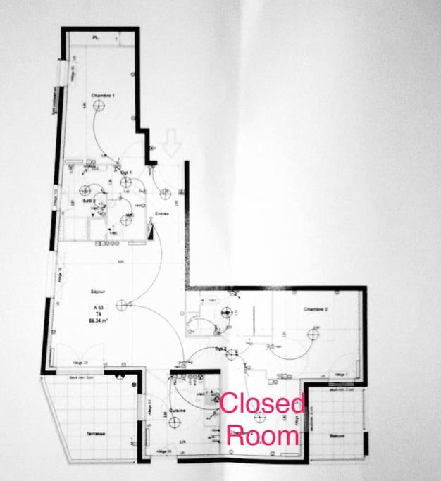 Paris-Stade De France 3 rooms Parking Metro