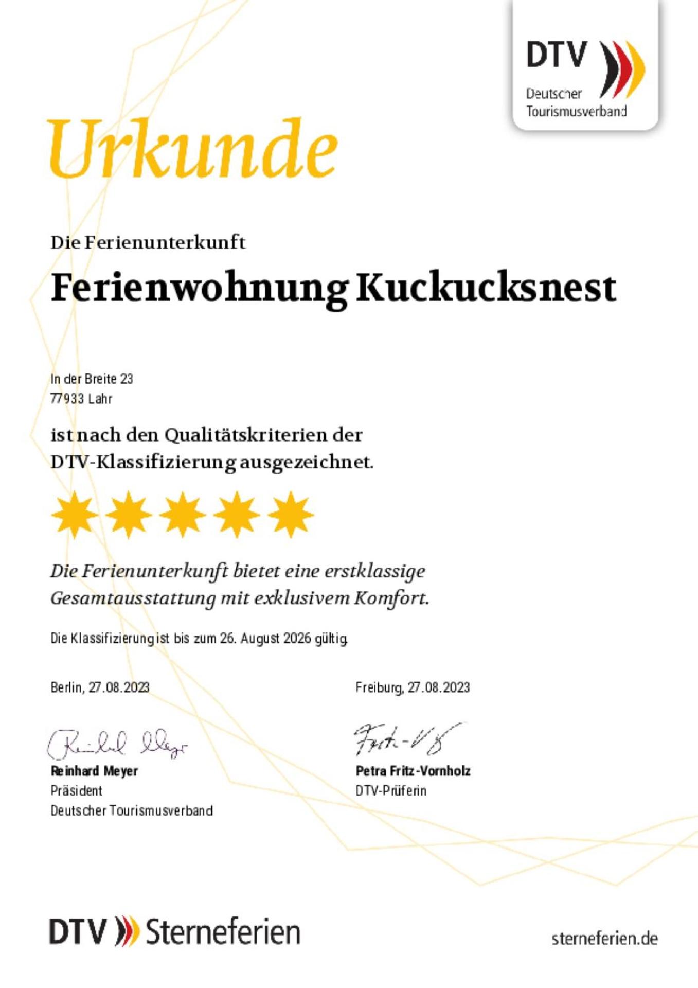 Ferienwohnung Kuckucksnest