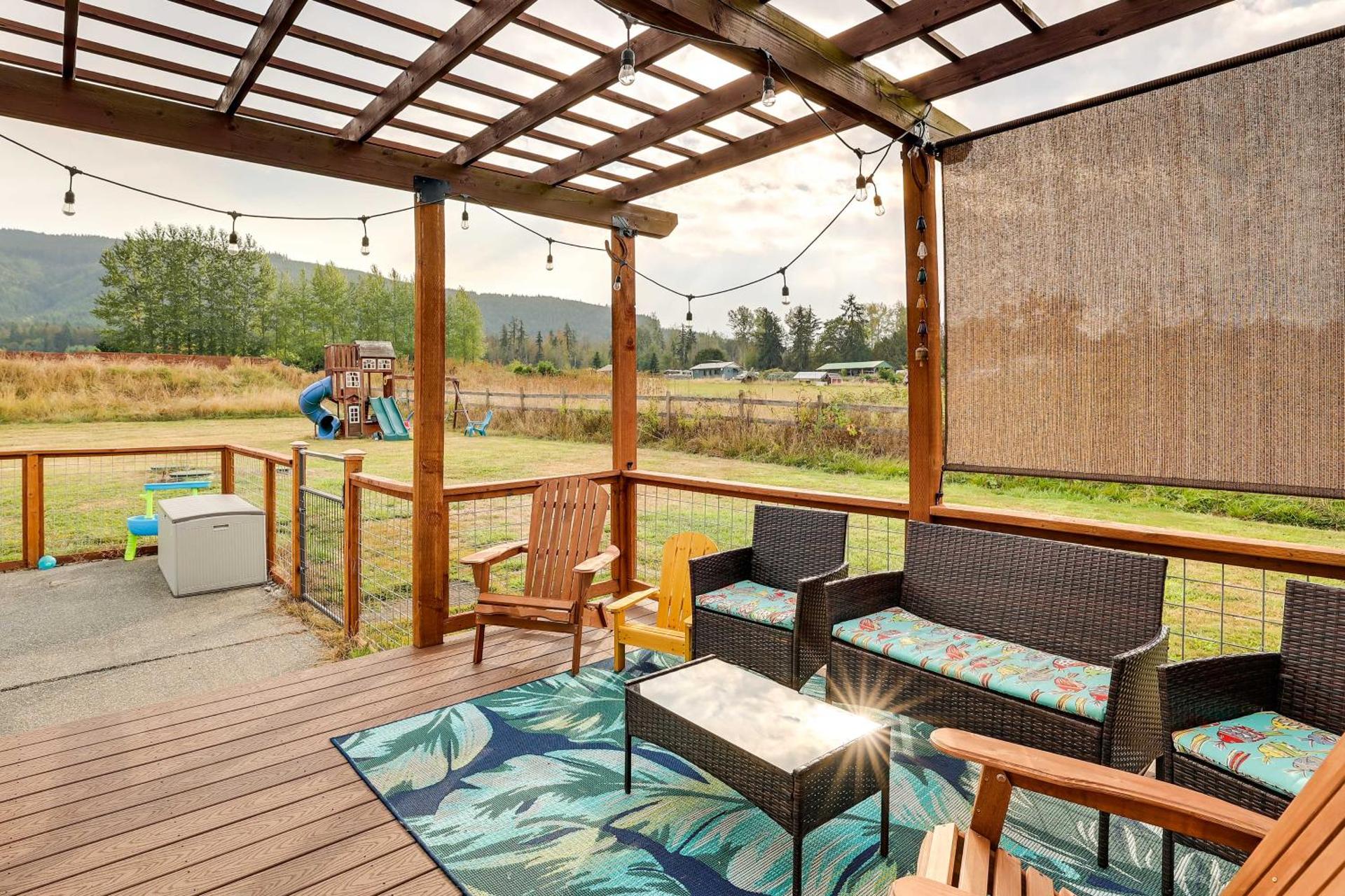 Serene Sequim Retreat with Deck Pets Welcome!