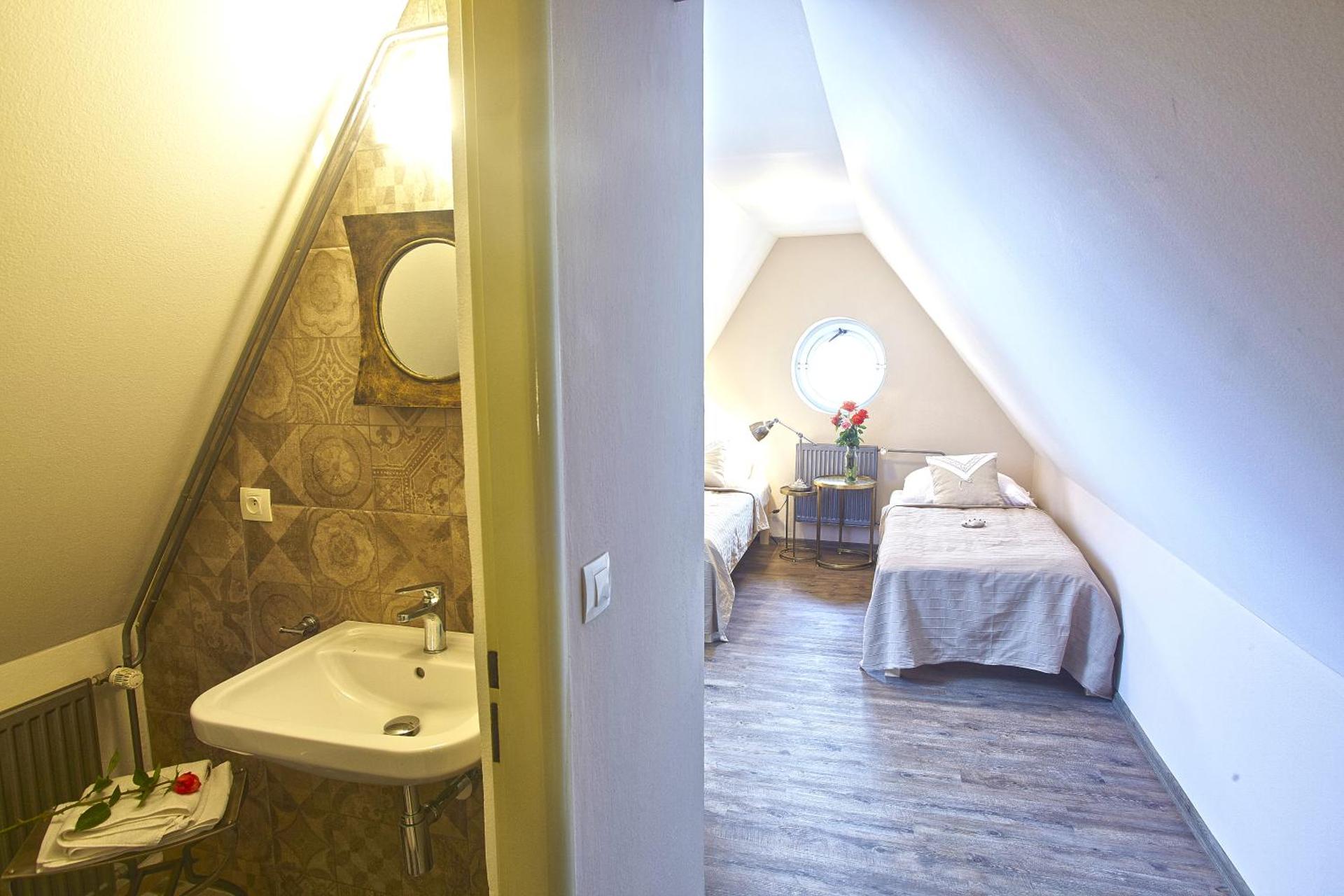 Attic Double or Twin Room with View