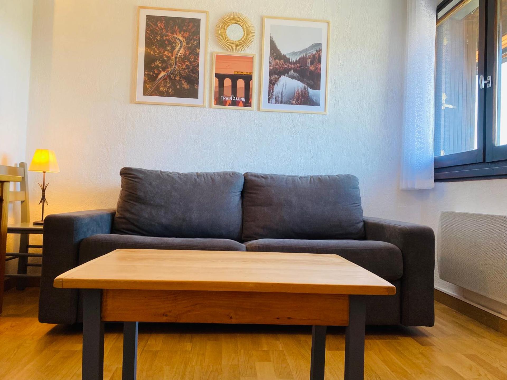 Appartement cosy proche des pistes avec vue