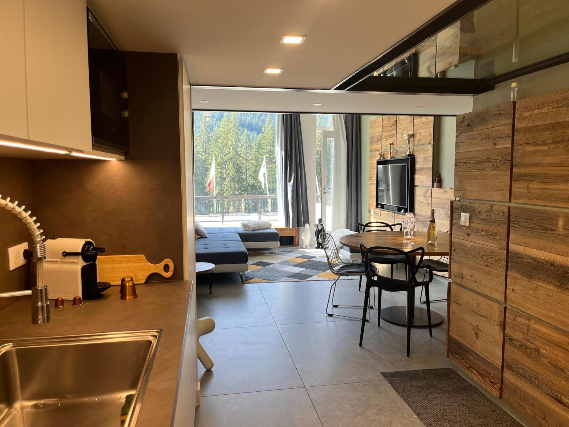 Flaine Forum H1 Cassiopée Mezzanine & Terrasse