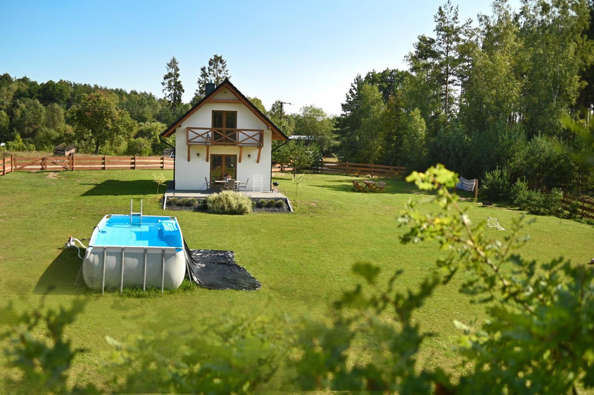 Domek na Kaszubach Hubertówka w Lipuszu