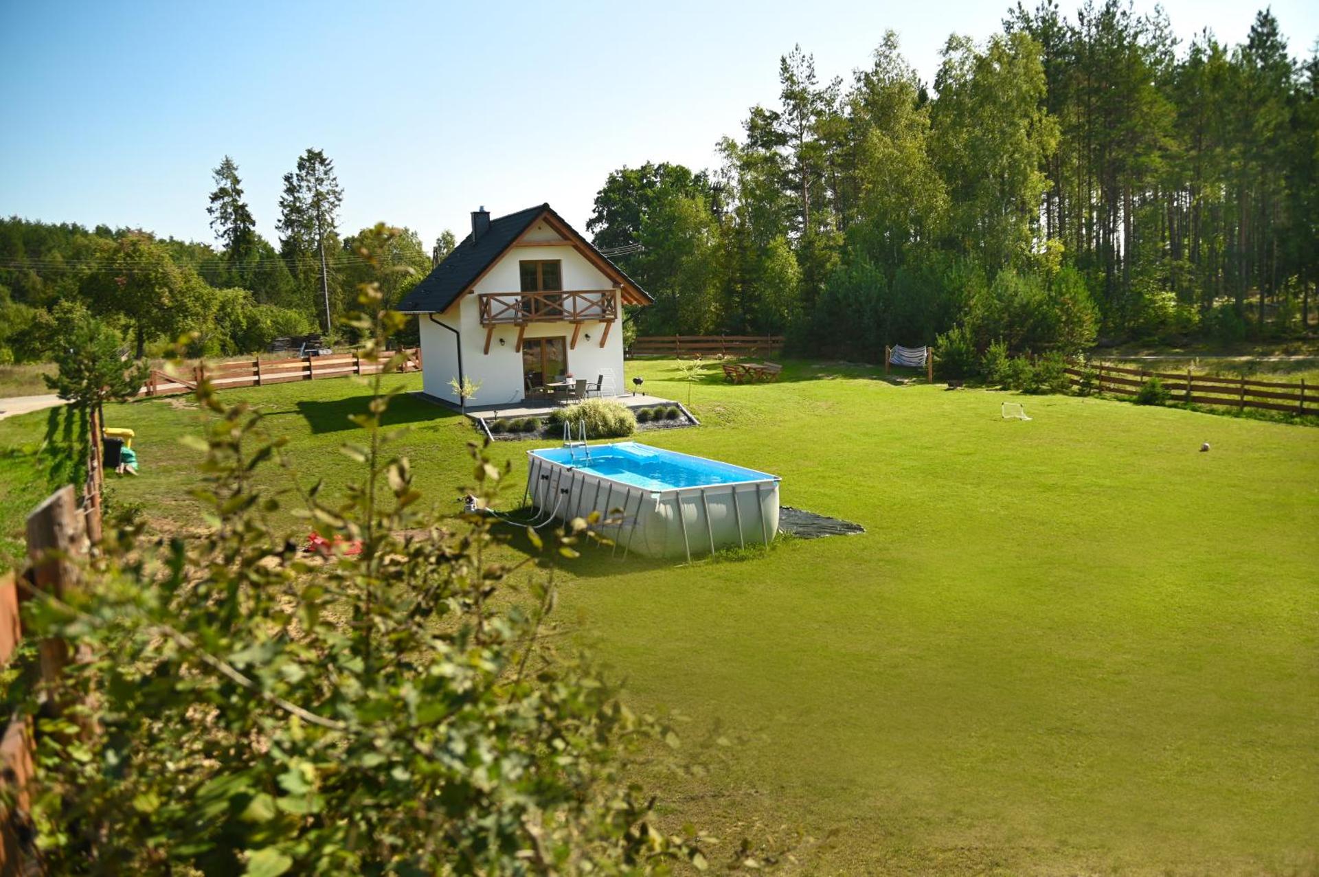 Domek na Kaszubach Hubertówka w Lipuszu