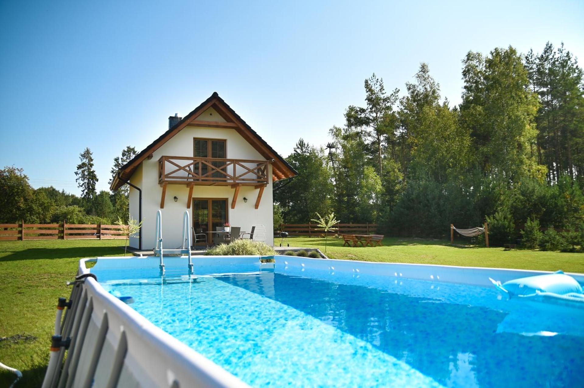 Domek na Kaszubach Hubertówka w Lipuszu