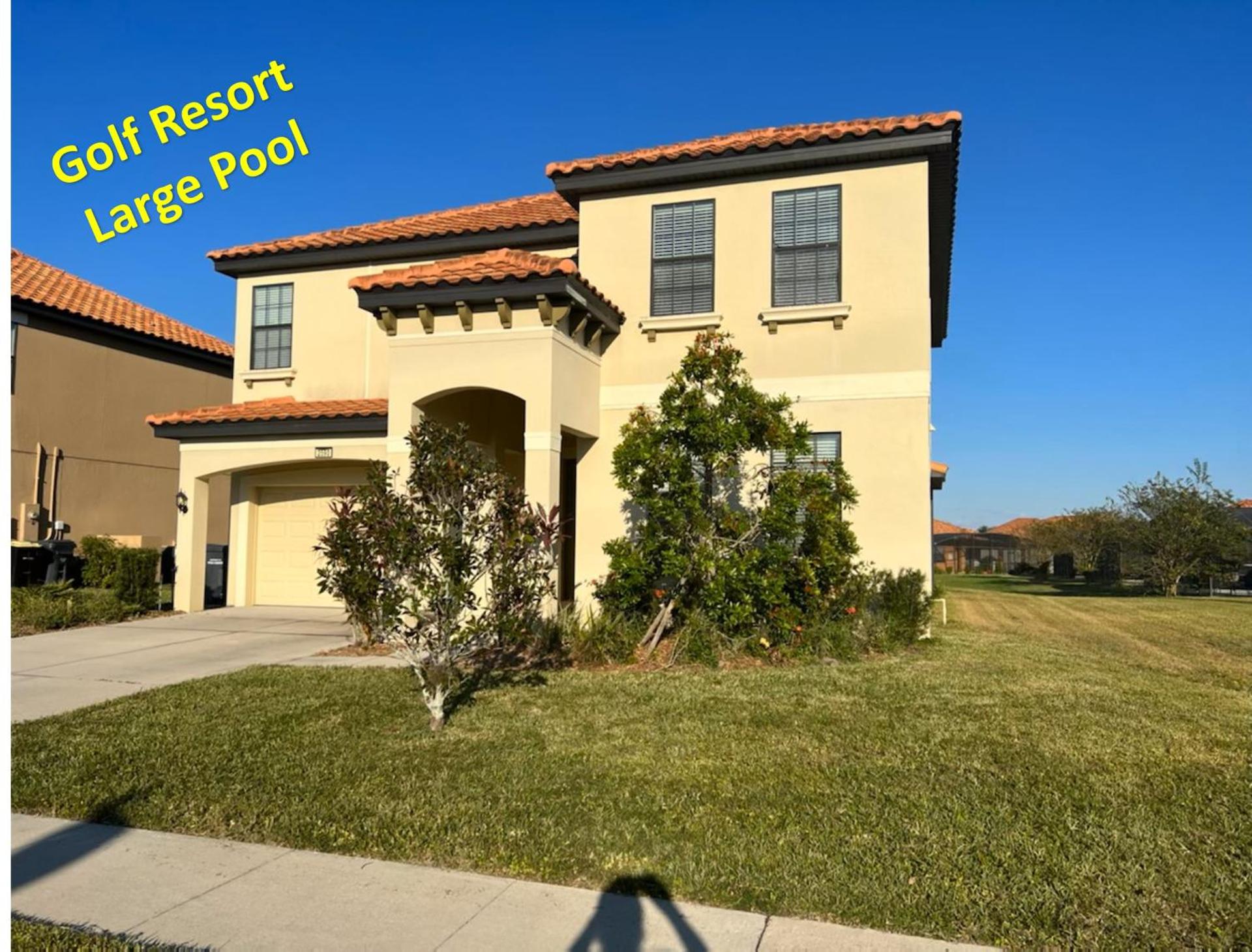 5 Bedroom House in a Golf resort community near Disney Parks & Universal Studios