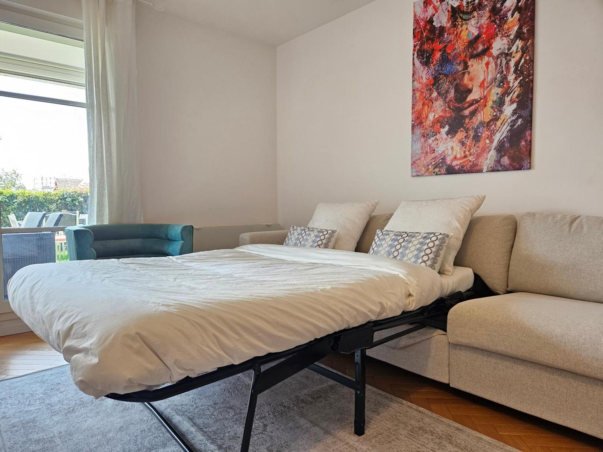 Grand 3 pièces, 2 jardins, Parking sous sol.