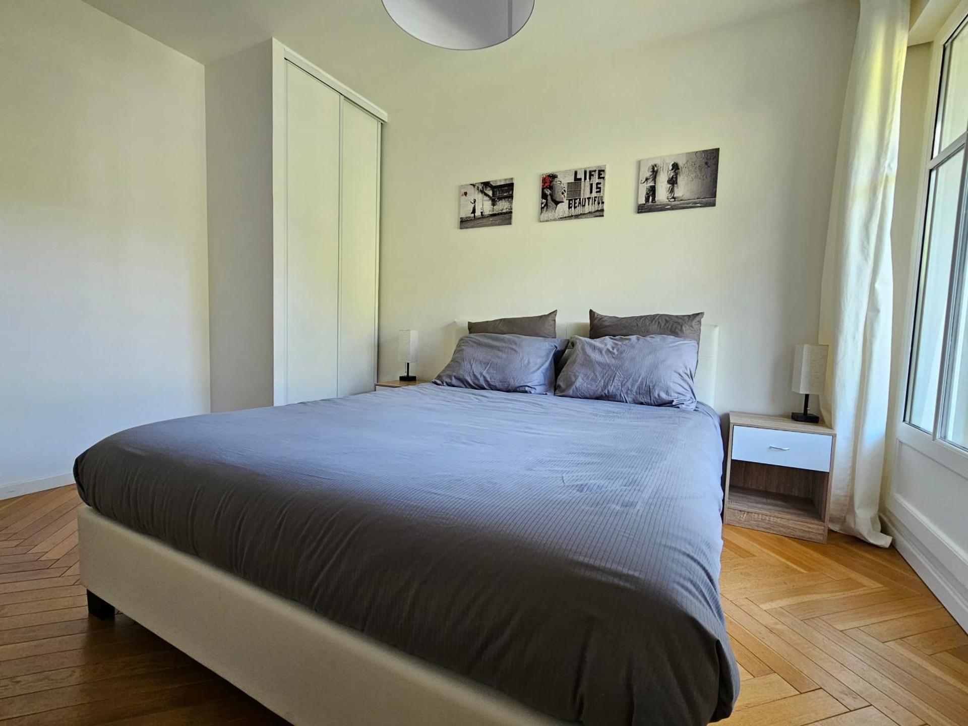 Grand 3 pièces, 2 jardins, Parking sous sol.