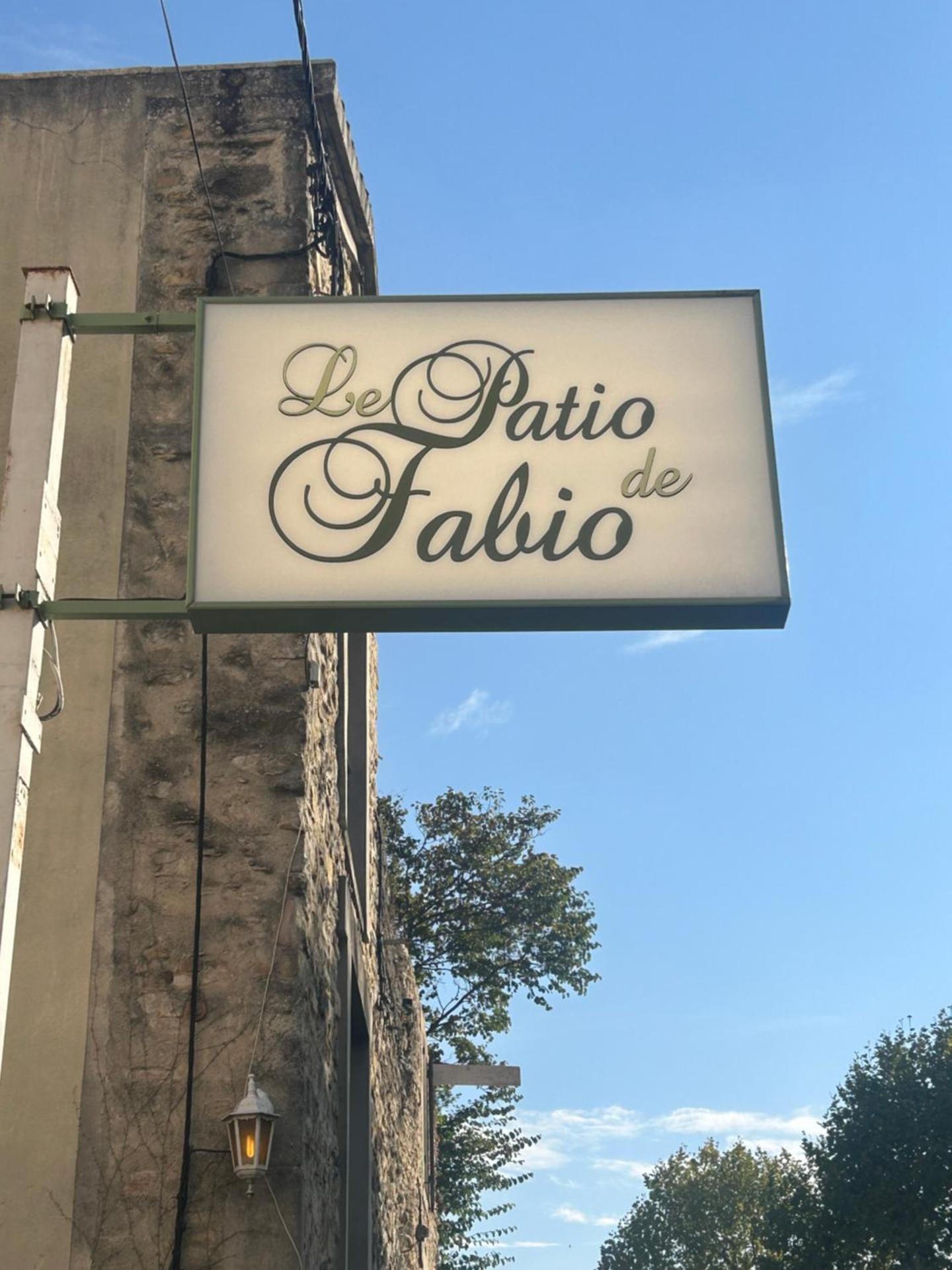 Le patio de Fabio