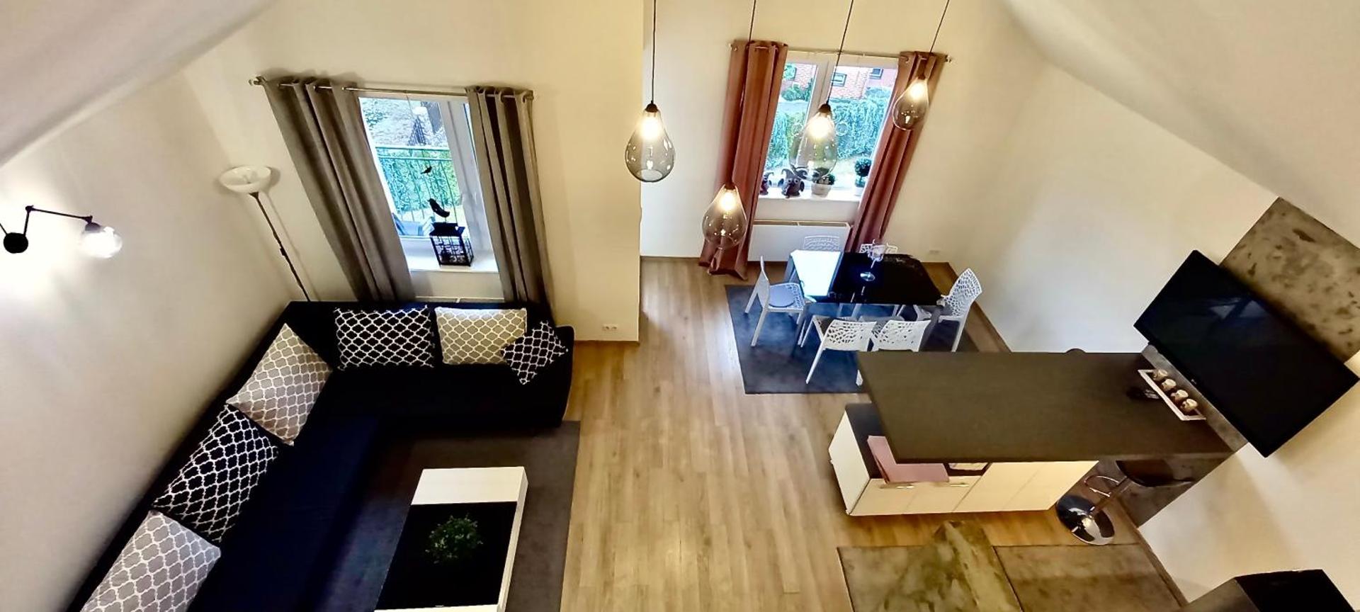 Apartament Perłowy 2 - z antresolą i widokiem - Dream Apart