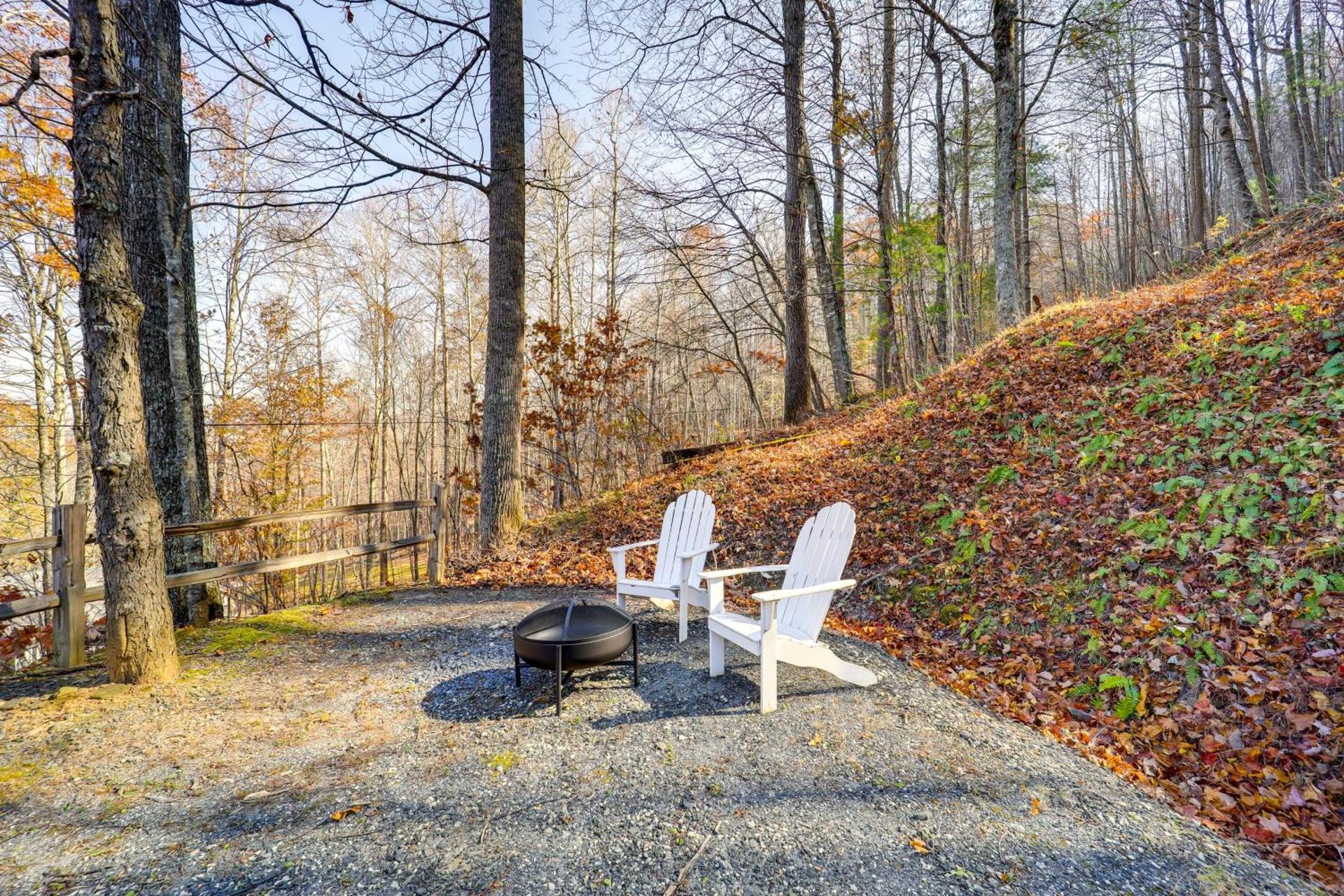 Pet-Friendly Cabin with Fire Pit in Spruce Pine!