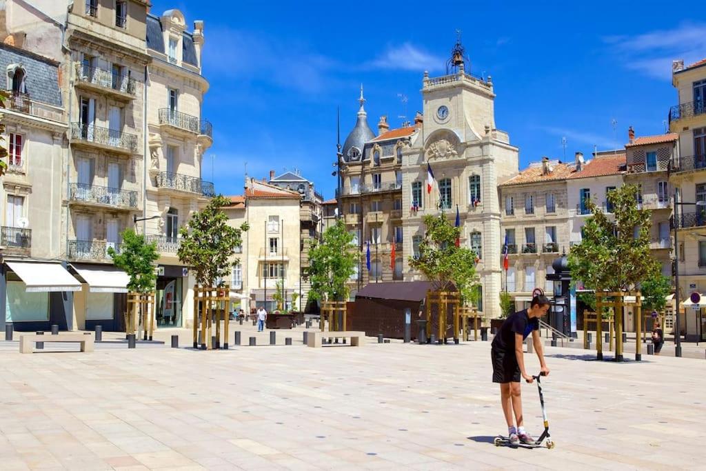 "La Lumineuse"-Meublé de Tourisme 3 étoiles -Résidence "Les Logis de Béziers"-Garage optionnel-Cœur de ville-Plages à 16km !