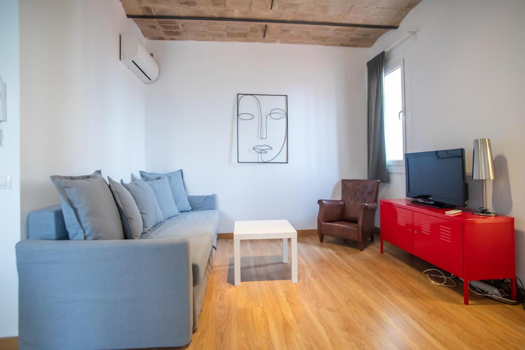 51NO1058 - Bright 1bed flat in Poble Sec
