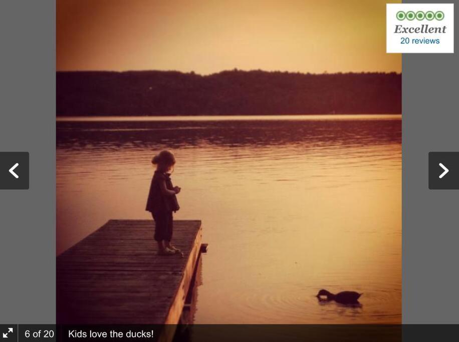 Peaceful lakeside cottage great for a staycation.