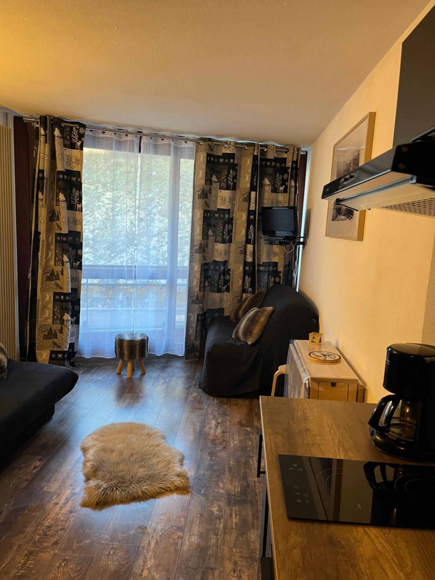 Charmant studio au pieds des remontées mécaniques.