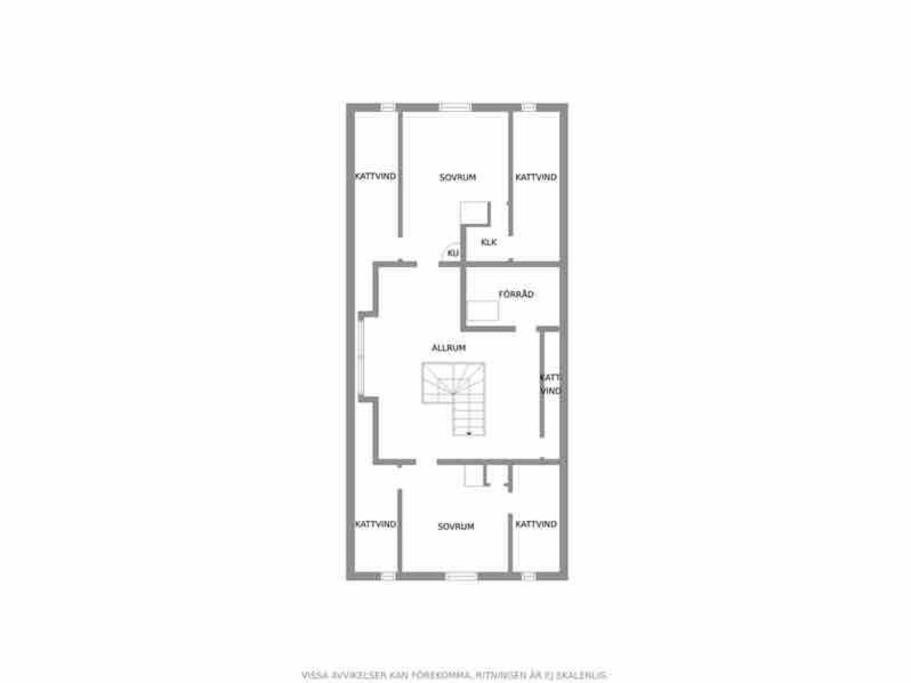 Prästgården i lantlig miljö med fyra sovrum, dusch, kök och vardagsrum