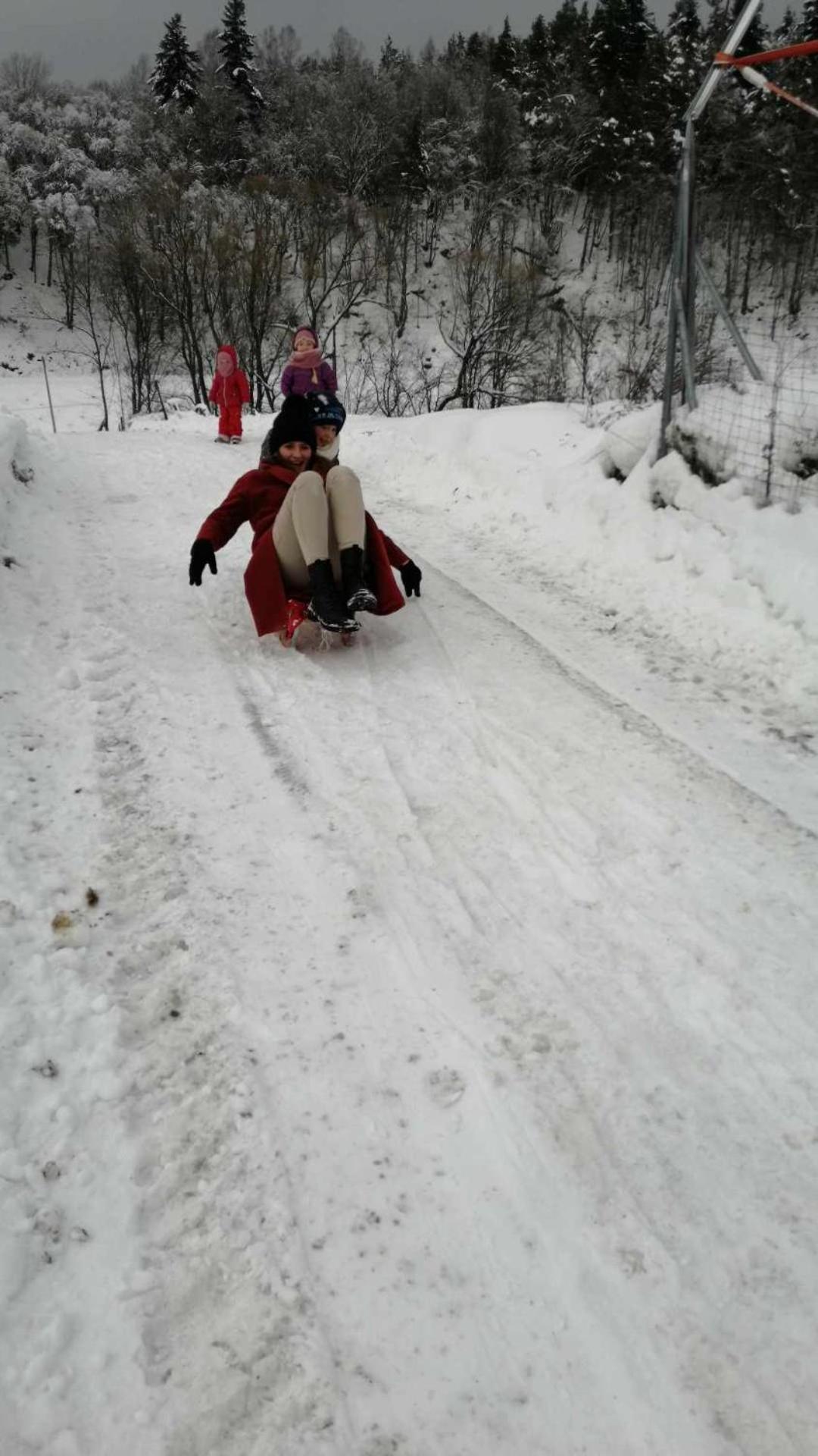 Domki nad rzeką w Komańczy