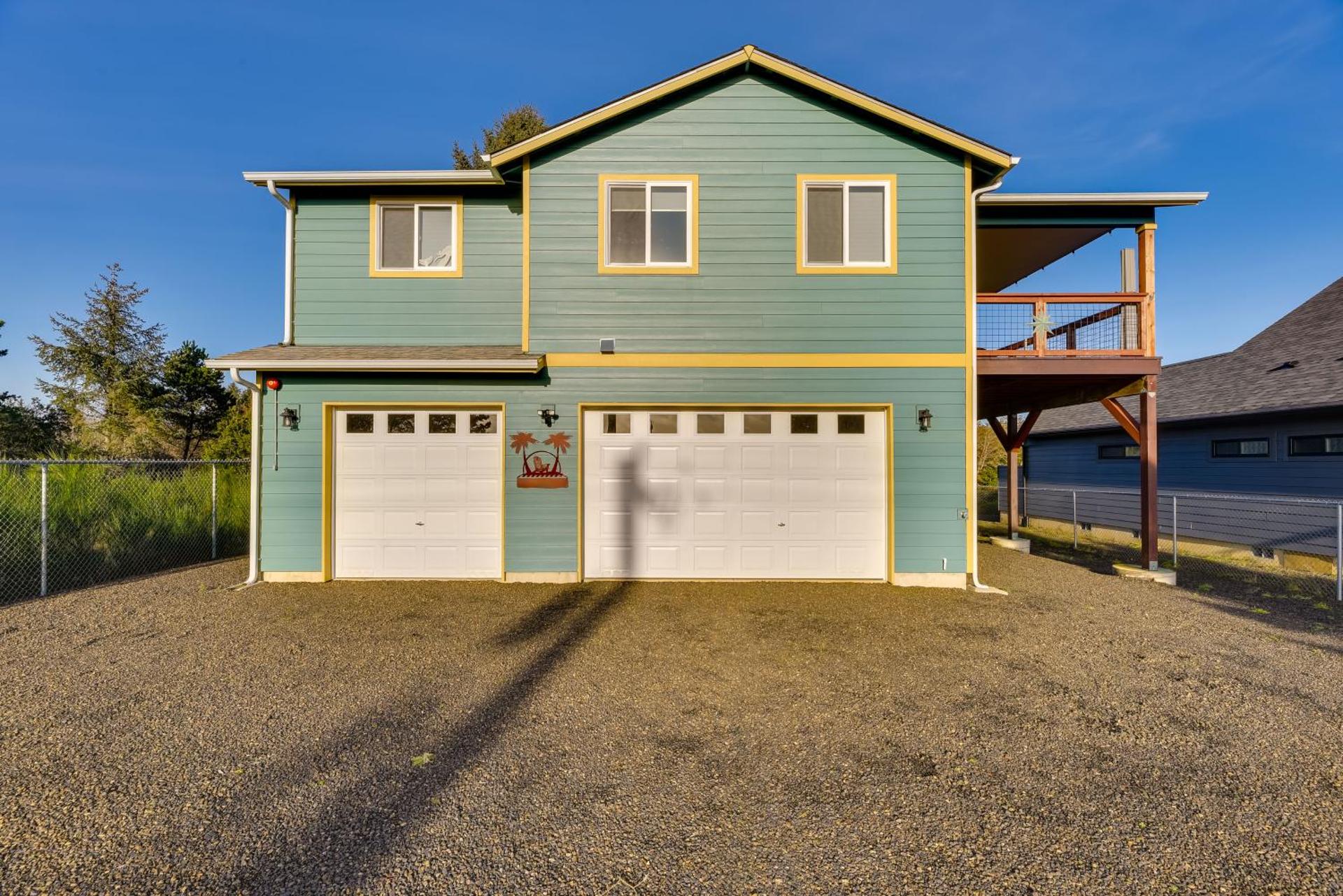 Canal-Front Home in Ocean Shores with Dock and Views!