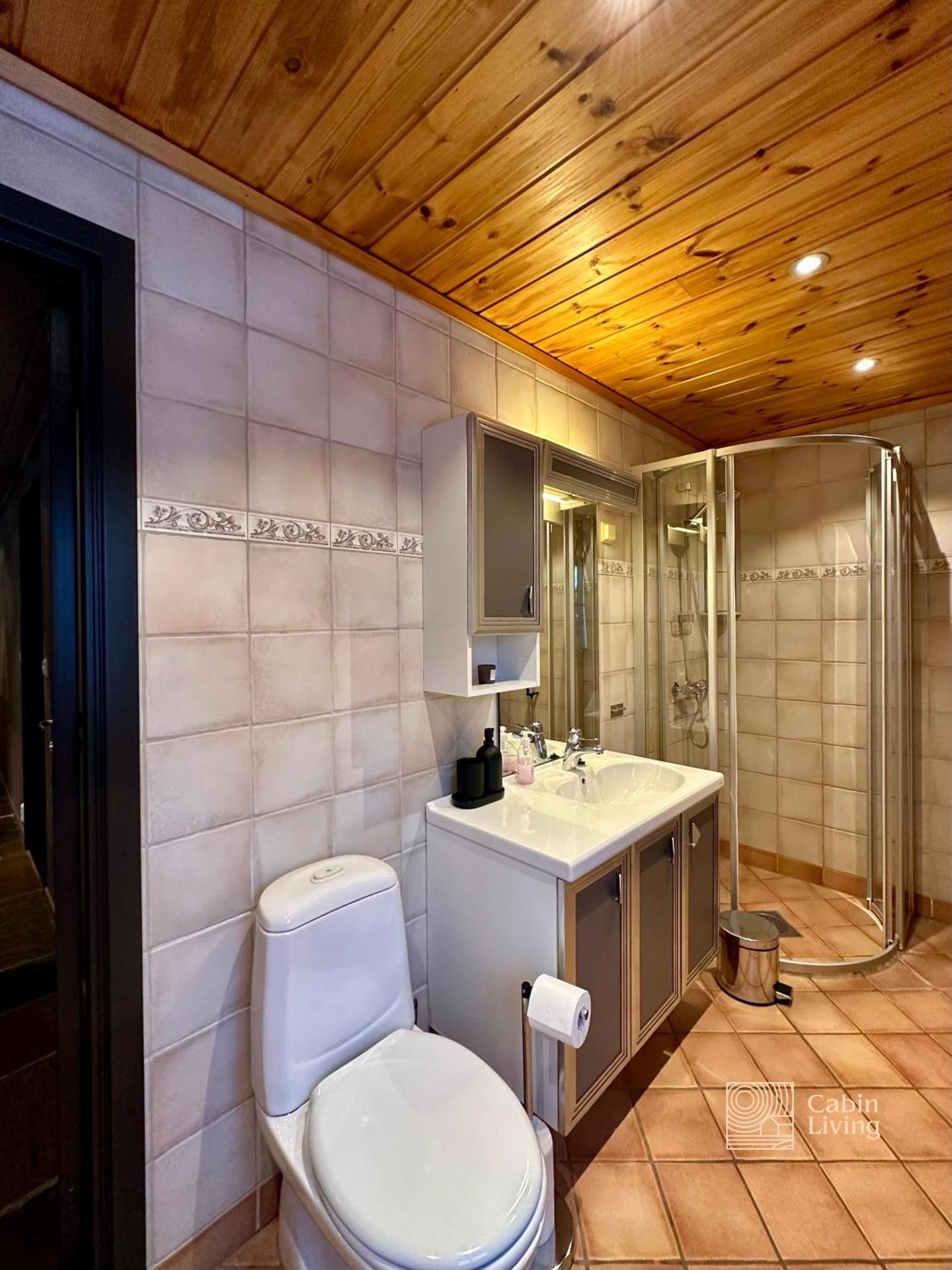 Large cabin at Sjusjøen with sauna, fireplace, view and cross-country skiing