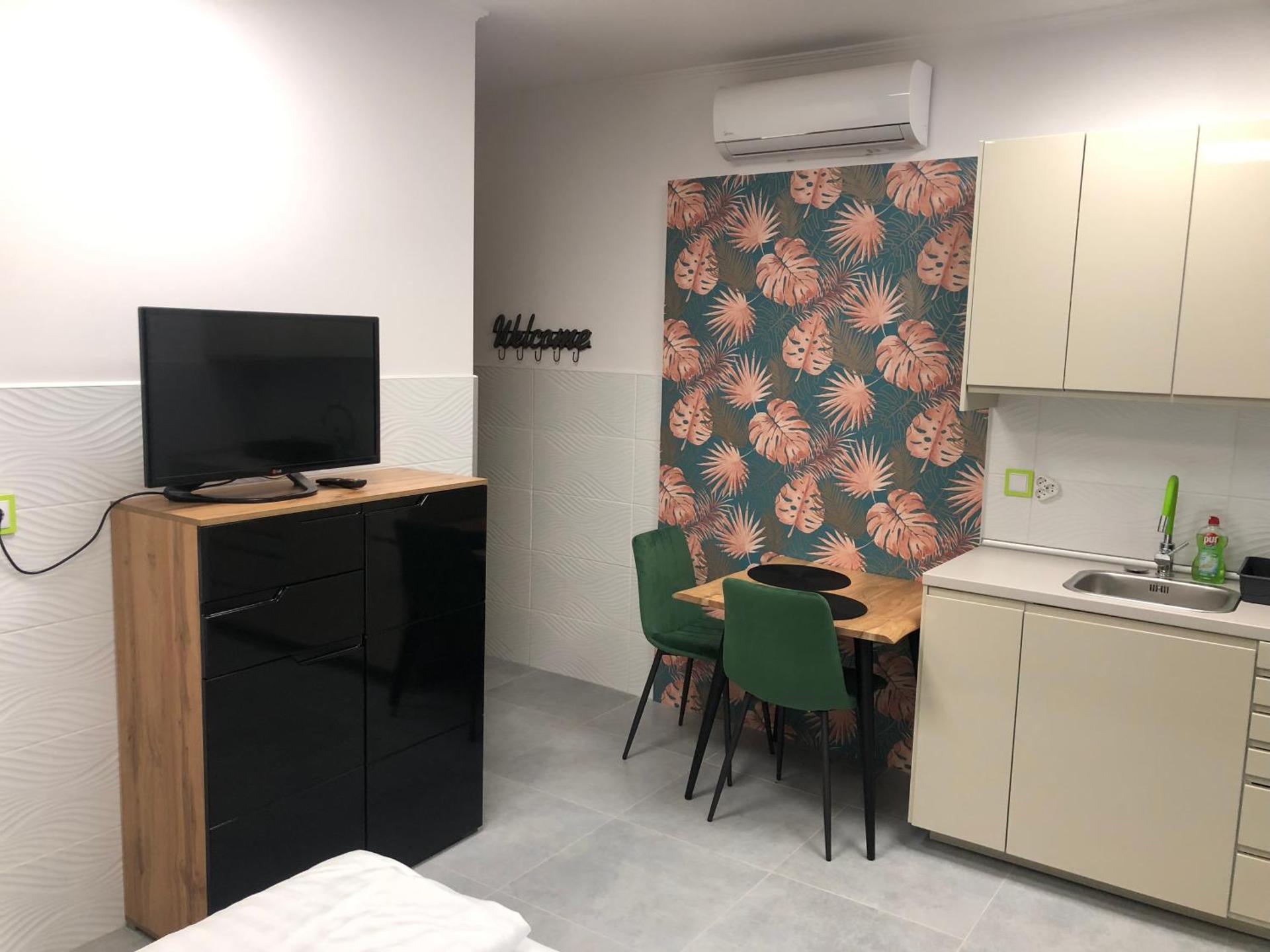 Levél 2 és Garden önálló apartmanok, saját fürdőszoba