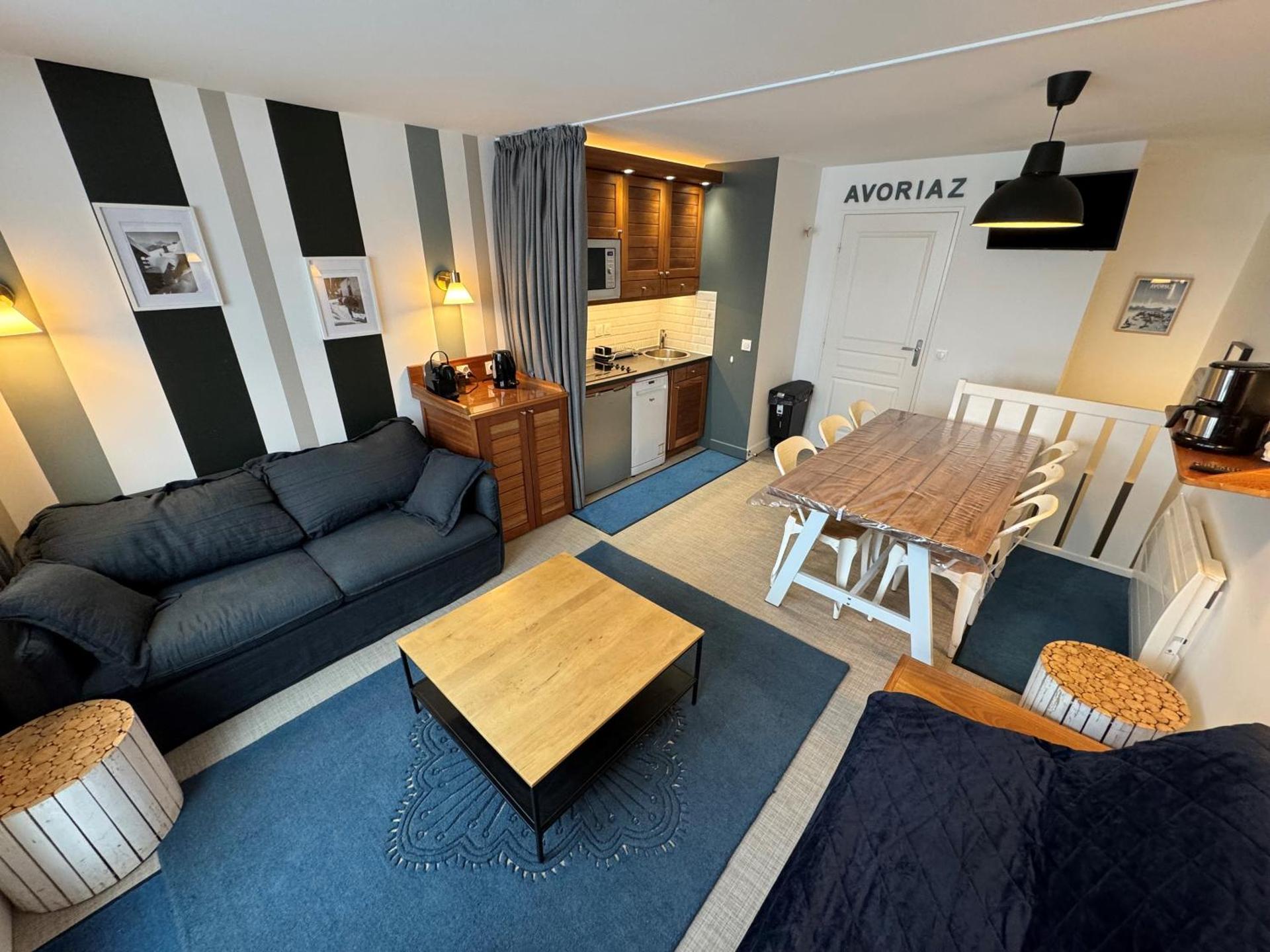 Avoriaz au pied des pistes et des commerces, secteur Falaise, Immeuble Neva