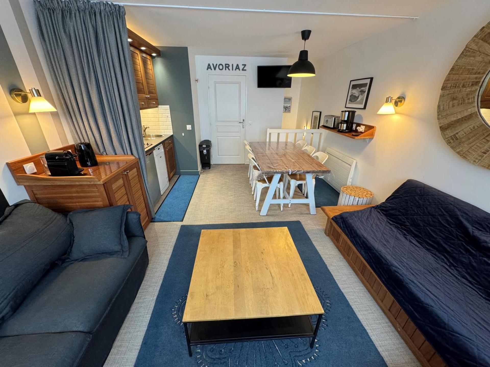 Avoriaz au pied des pistes et des commerces, secteur Falaise, Immeuble Neva