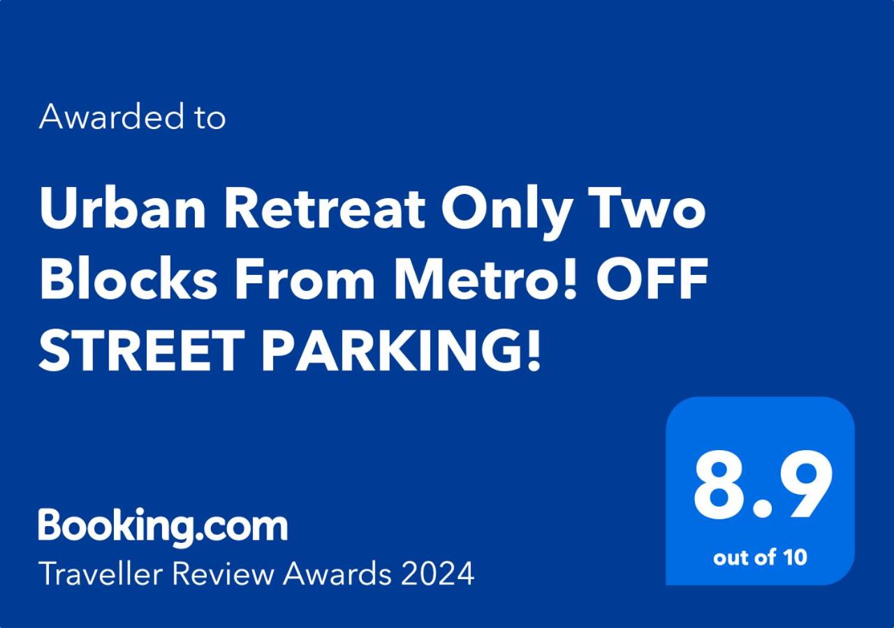 Urban Retreat Basement Studio Only Two Blocks From Metro! OFF STREET PARKING!