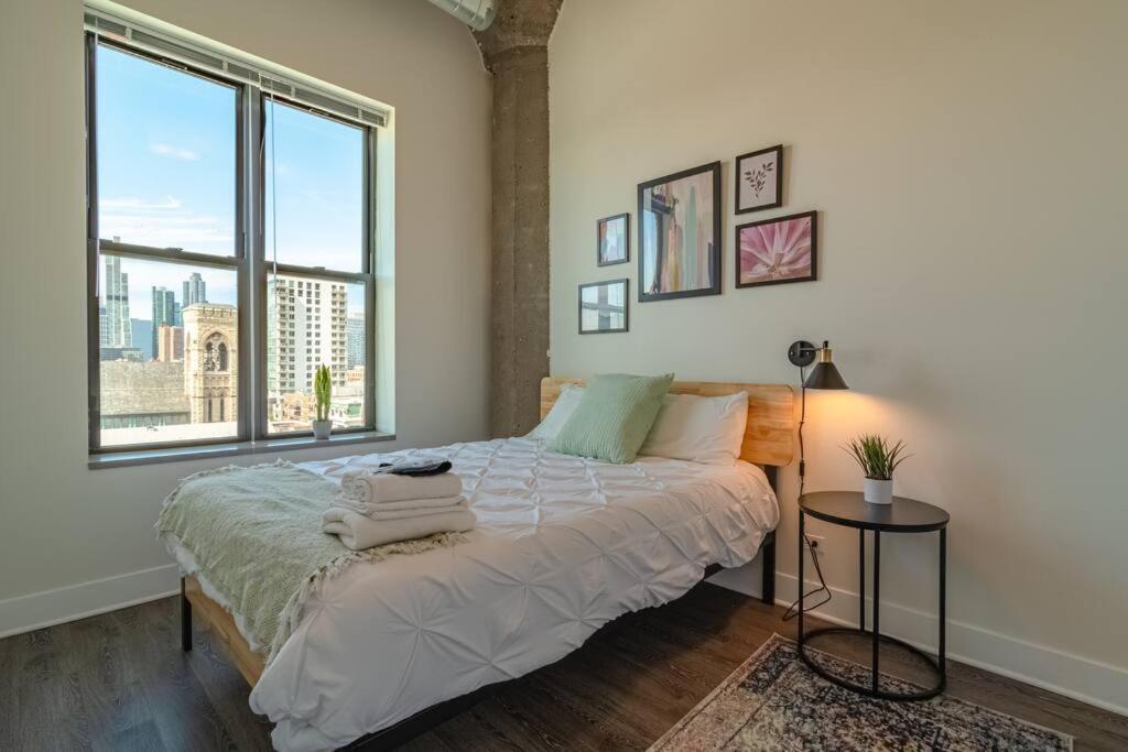 Spacious 2BR South Loop with Skyline view, Optional Parking and Gym Access Near McCormick Place and Soldier Field