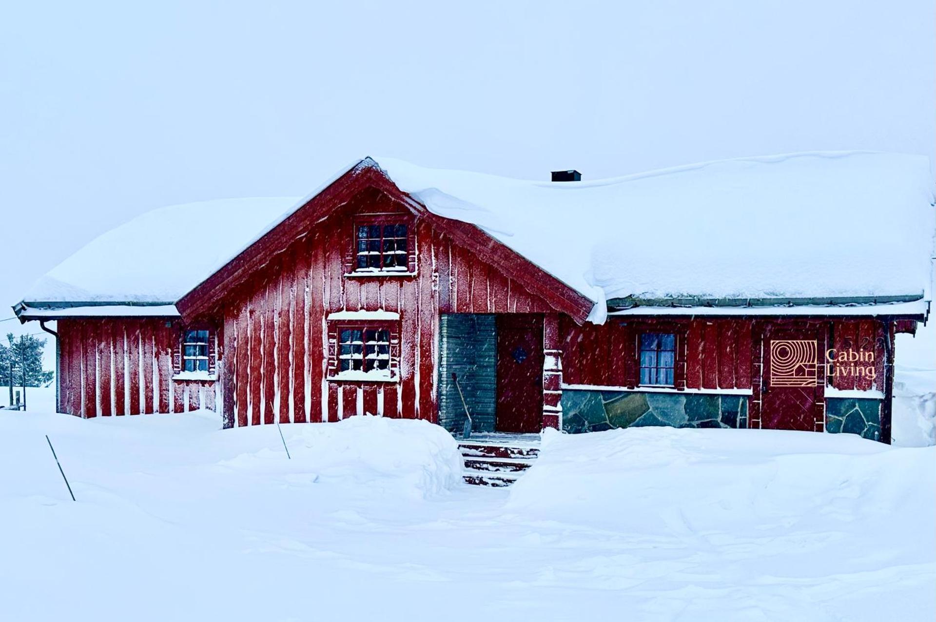 Large cabin with Sjusjøens best view, sauna and ski in out