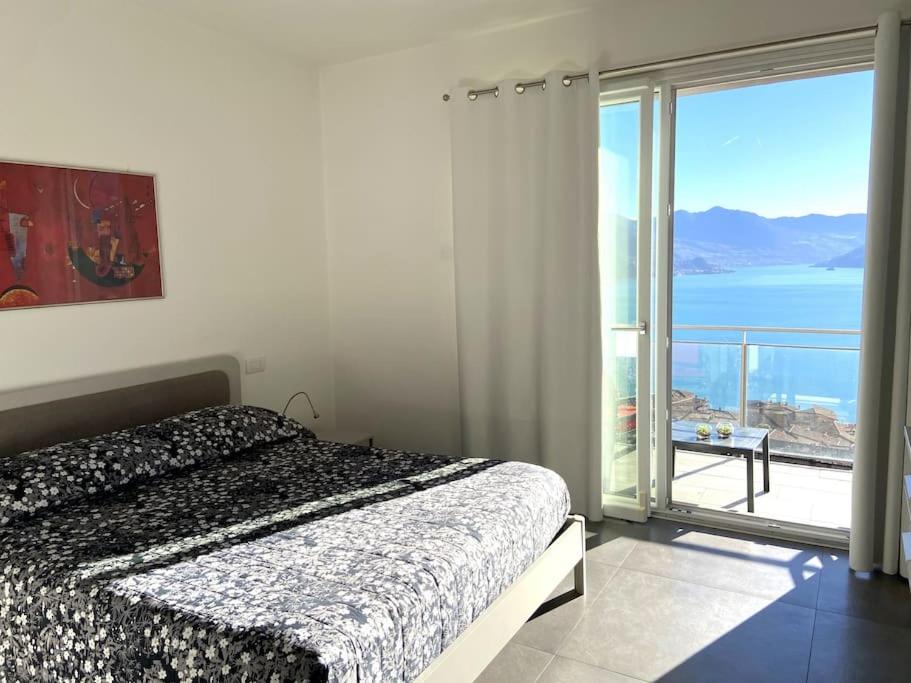 La casa sulla collina vista lago