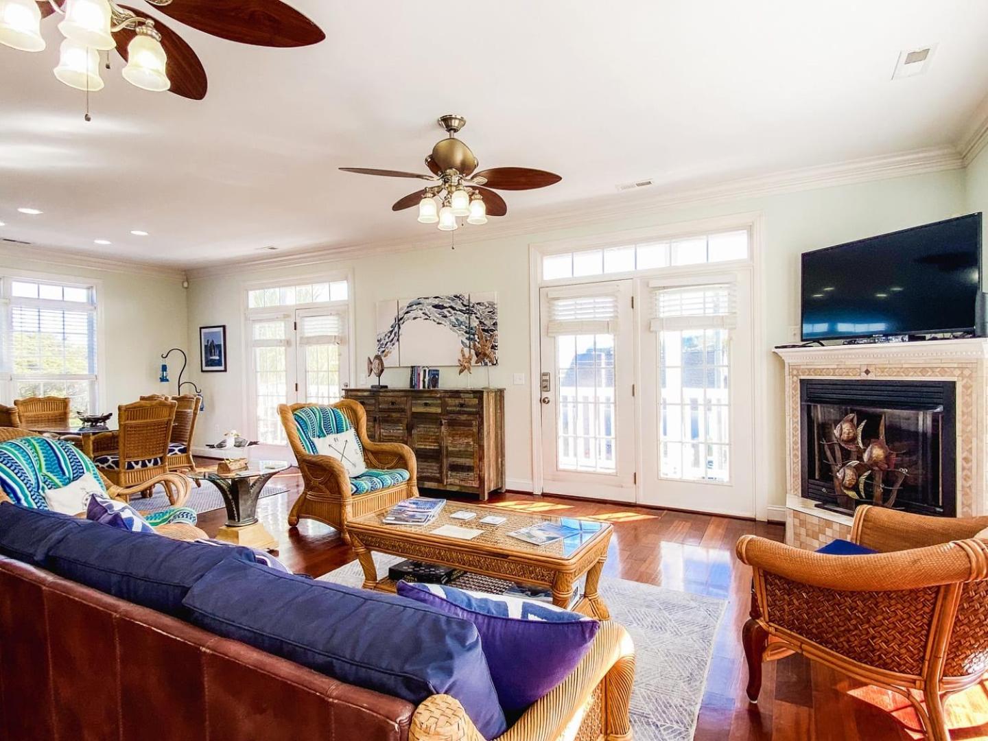 Beach Bliss w Pool Game Room and Steps to Sand