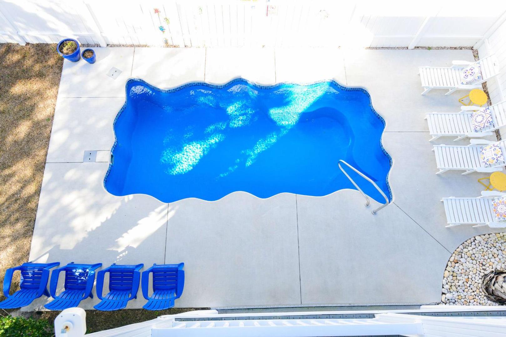 Beach Bliss w Pool Game Room and Steps to Sand