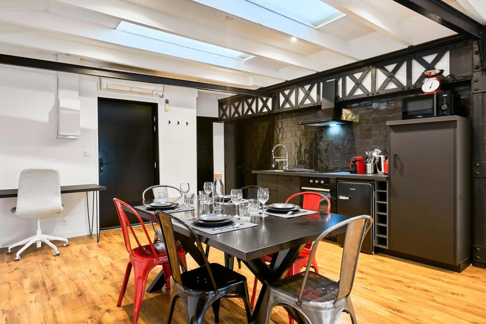 Renovated two-bedroom loft veranda