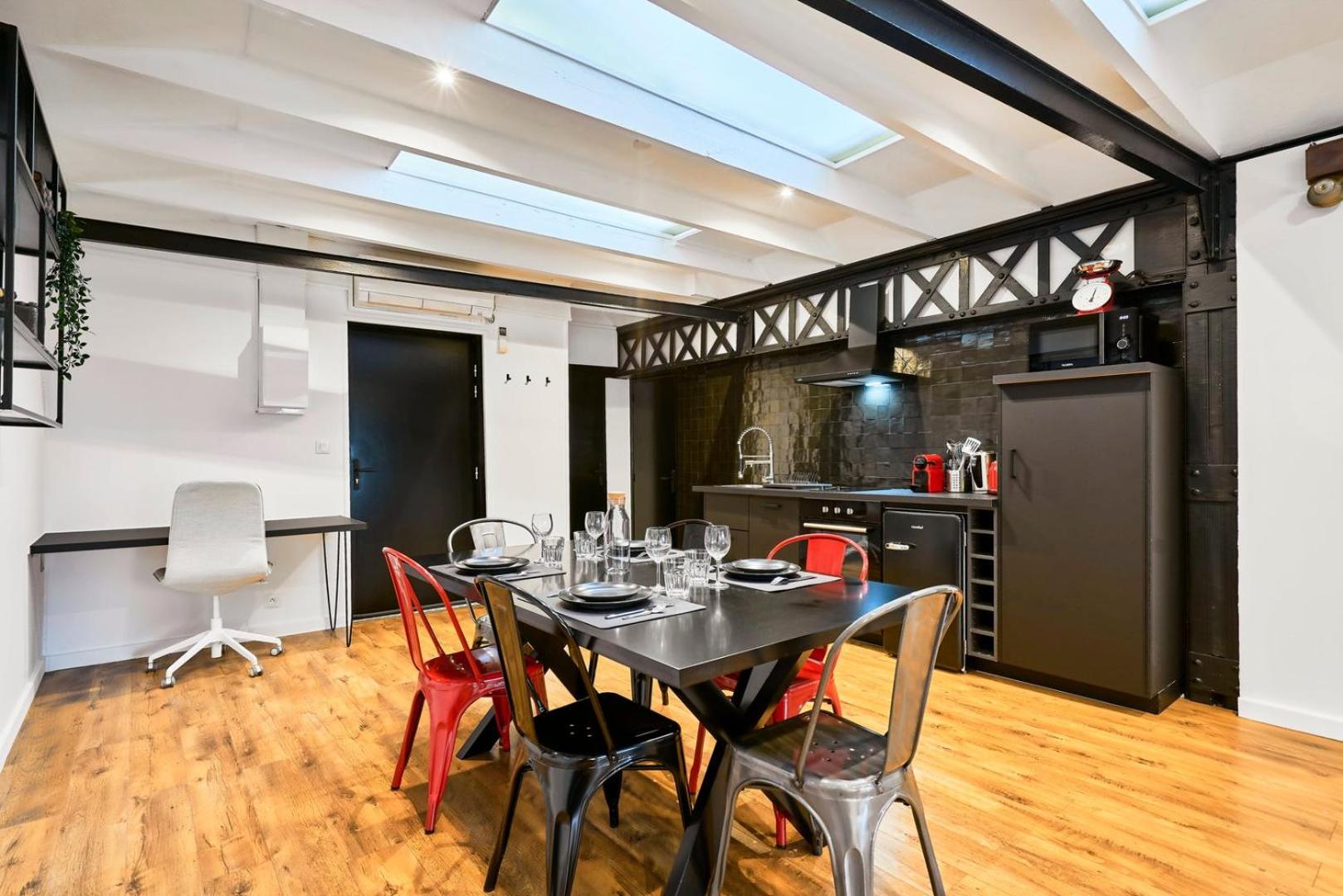 Renovated two-bedroom loft veranda