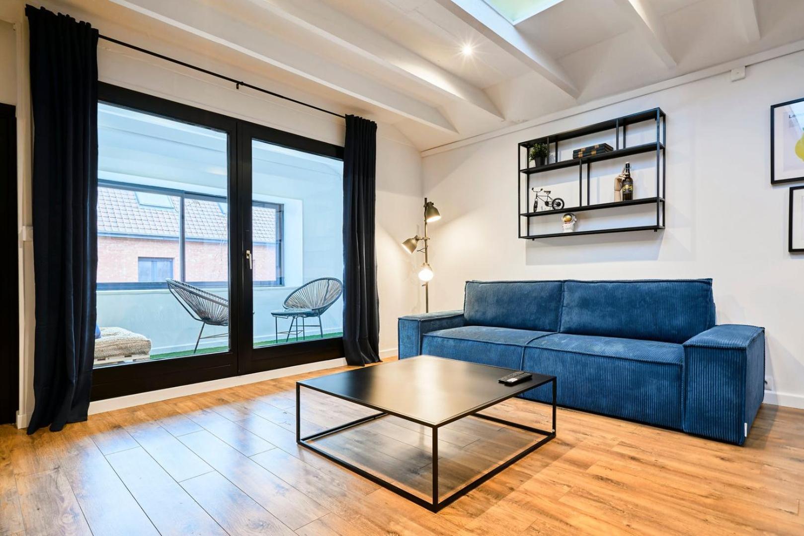 Renovated two-bedroom loft veranda