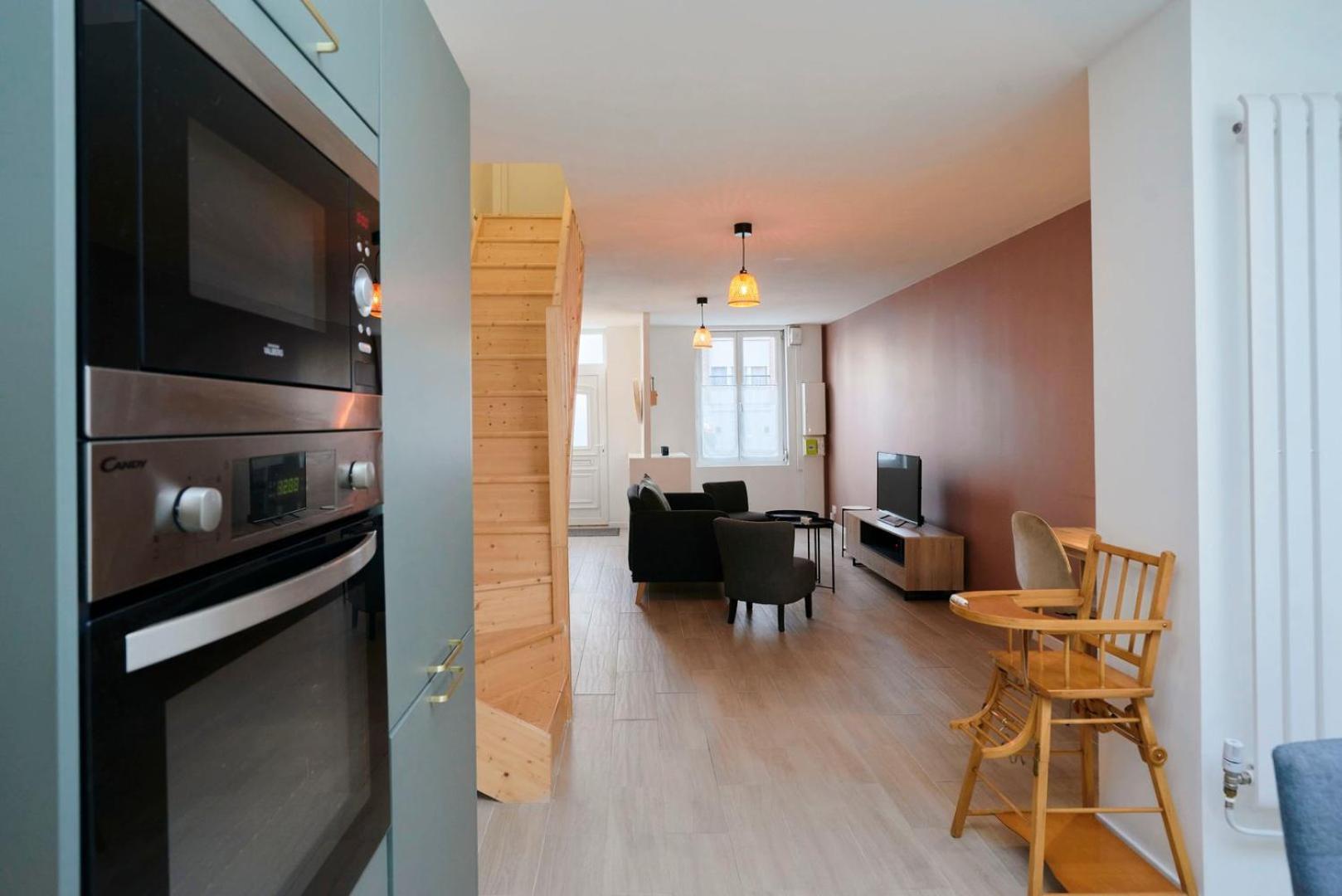 House in Lille near Euratech private terrace.