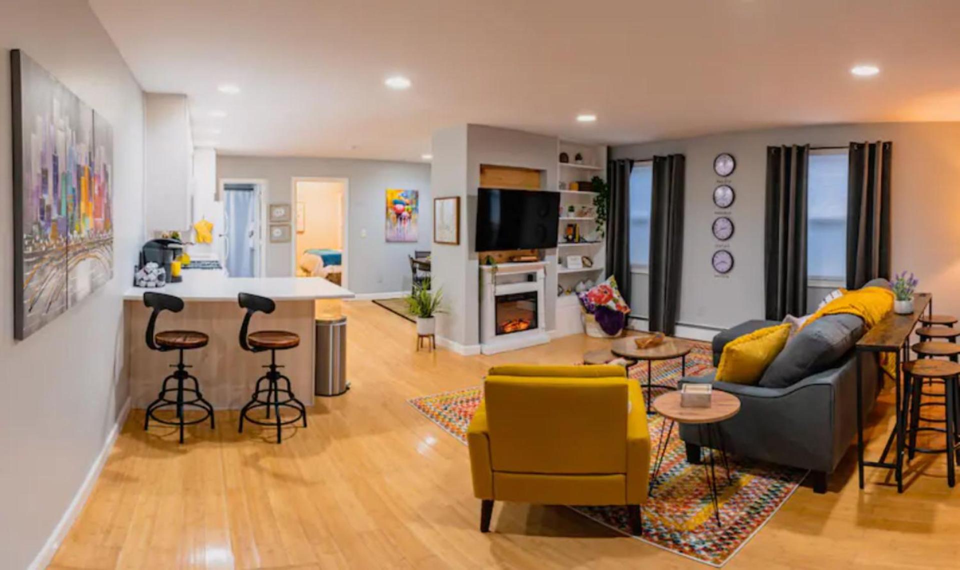 New Beautiful Apartment In Bayonne near Subway Path Train Manhattan NYC