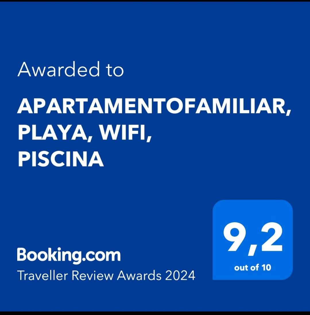 APARTAMENTOFAMILIAR, PLAYA, WIFI, PISCINA