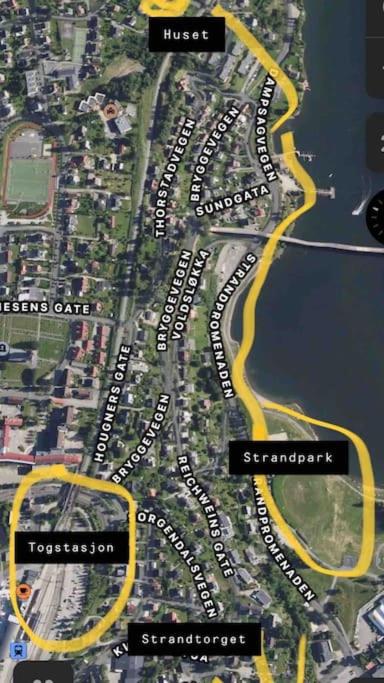 Solrikt og sentralt. Ta med både to og firbeinte