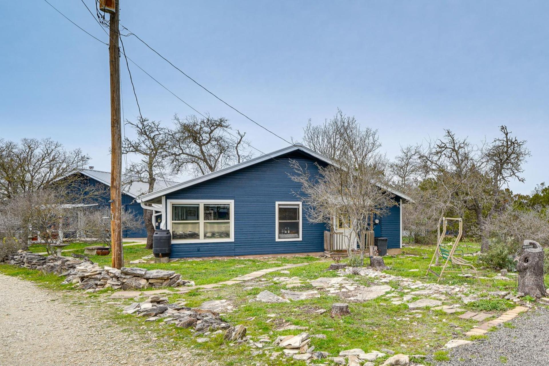 Cozy Kerrville Guest Cottage Near Guadalupe River!