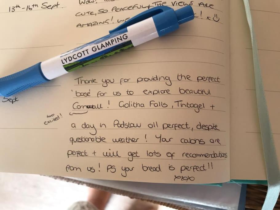 Prosecco - Lydcott Glamping Cornwall, sea views