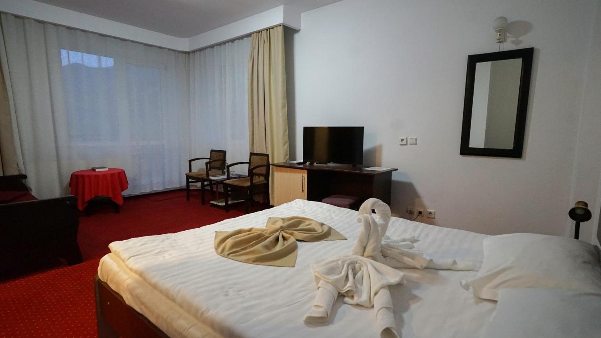 Værelse med kingsize-seng