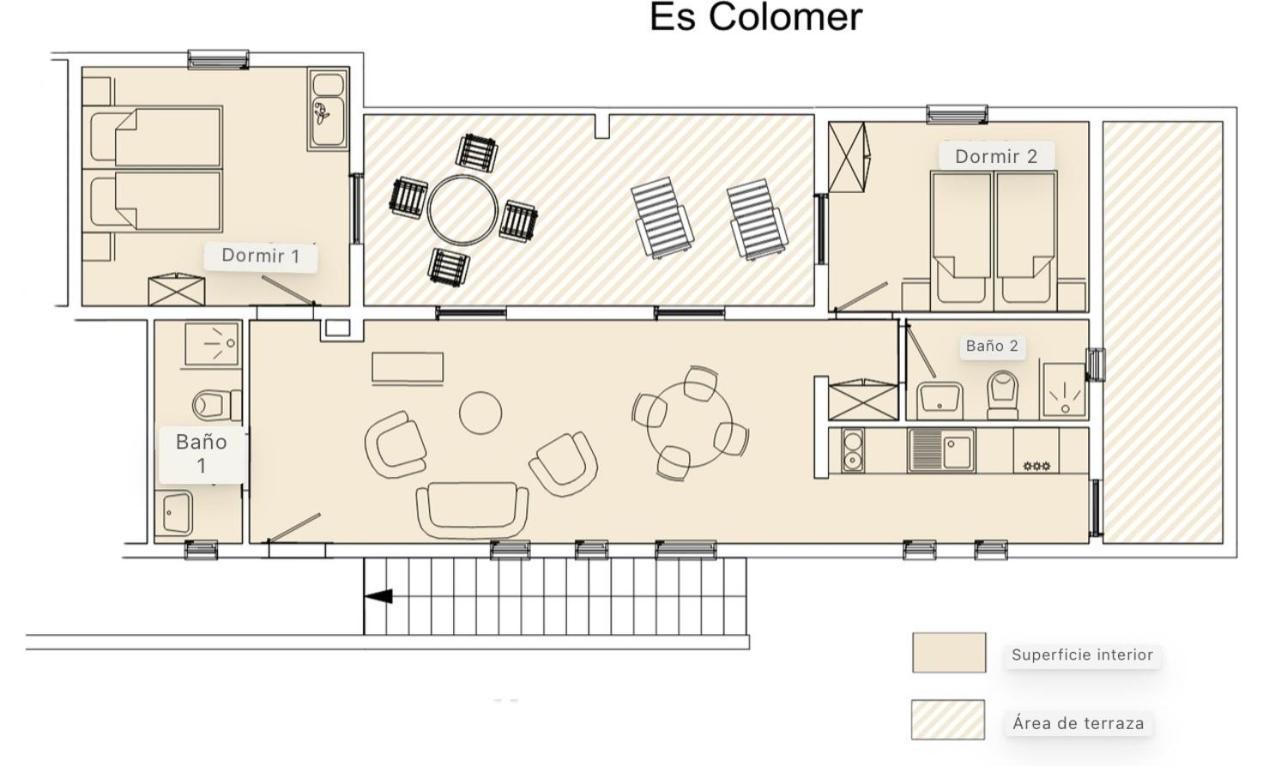 Two-Bedroom Apartment with Terrace