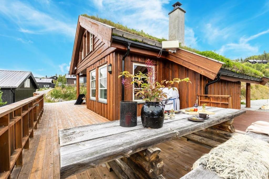 Family-friendly cabin at Hemsedal w sauna, skiing & golf at your doorstep