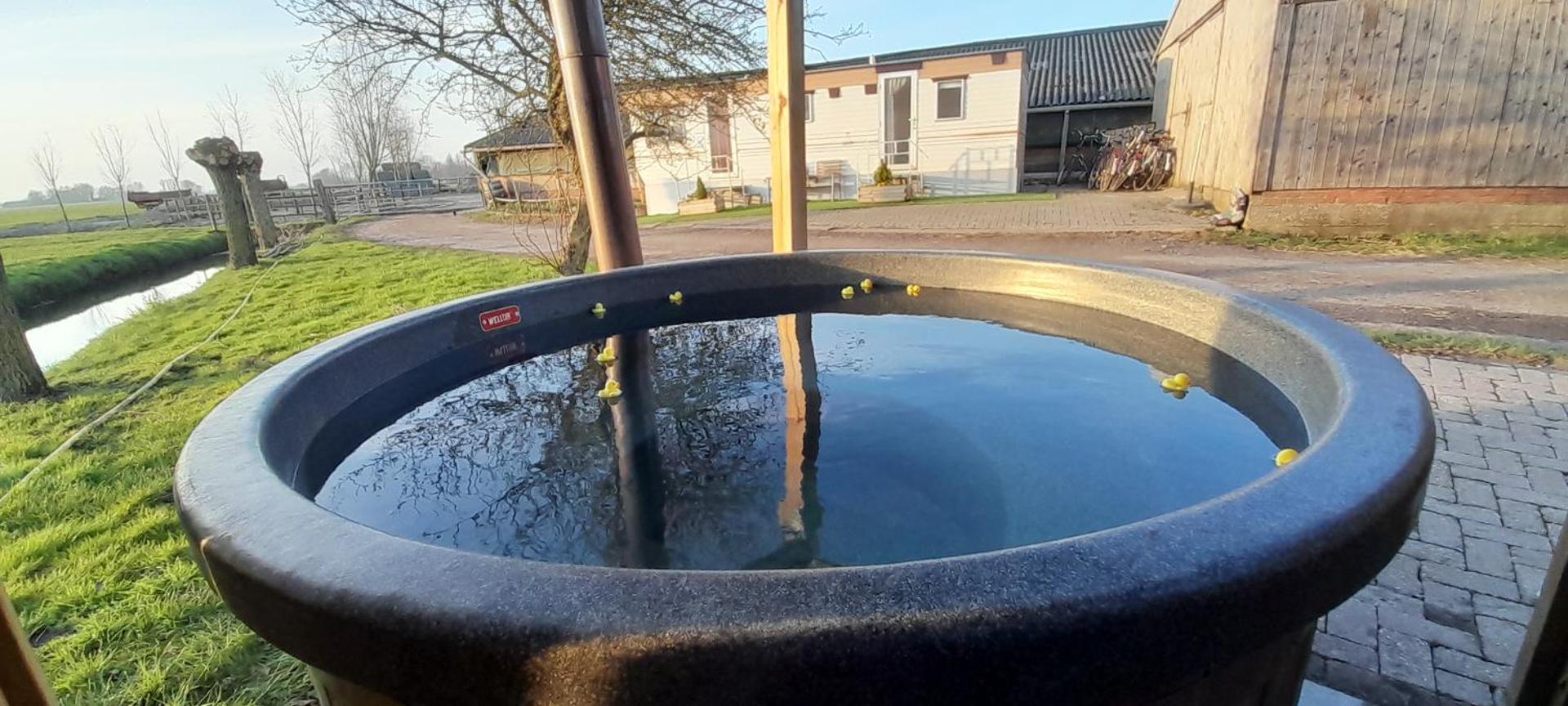 Stacaravan op de paardenboerderij Sneek